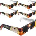 Lunt Solar Eclipse Glasses 5-Pack - ISO & CE Certified, AAS Approved for 2026 Eclipse in Spain & EU (UK, Germany, France)