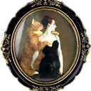 13x15 Oval Picture Frames, 13 By 15 Antique Poster Frames with Glass Front, Vintage Frame for Gallery Home Wall Decor (Black), 1PCS 13x15 Oval Picture Frame