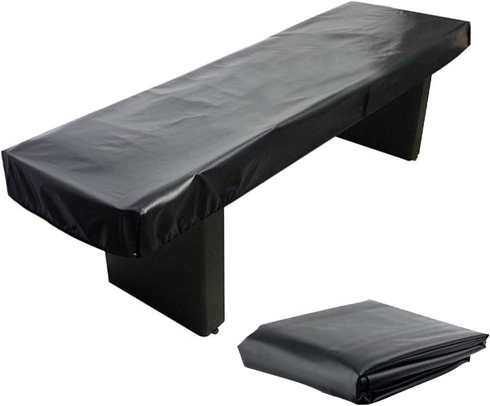 Waterproof Shuffleboard Table Cover Heavy Duty Leatherette Game Table Covers fit 9FT Shuffleboard Table