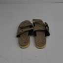 Mens Sandals Adjustable Buckle Straps with Arch Support Lightweight Comfort Beach Sandals Soft Cushion Footbed Summer Slippers Open Toe Slides for Indoor and Outdoor (6, Khaki)