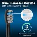6 Pack Toothbrush Replacement Heads Compatible with WaterPik Sonic Fusion 2.0, FitMount Flossing Brush Head Fit for Water-Pic SF-01W SF-02W and 2.0 SF-03 SF-04