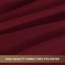 sancua Tablecloths for 6 Foot Rectangle Tables, 8 Pack - Washable Polyester Fabric Table Cloth for Chirstmas Party, Birthday, Banquet Reception, 54x108 Inch Burgundy