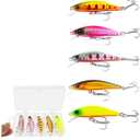 Topwater Swimbait 3D Eyes Casting Hard Fishing Bait Freshwater Saltwater Floating Fish Lure With 2 Treble Hook