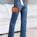 Astylish Women's Wide Leg Jeans High Waisted Stretchy Straight Leg Jeans Loose Trendy Denim Pants with Pocket (Blue, M)