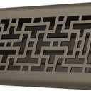 2 x Precision Flow 4"x14" Steel Floor Register - Oriental Design, Metallic Bronze Finish - Premium Home Vent Covers, Durable & Decorative - Fits 4"x14" Duct Openings, Easy Installation