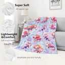 Cute Axolotls Blanket Gifts for Girls Boys Kids Axolotl Lovers Swaddle Children - Super Soft Warm Fuzzy Cozy Lightweight Plush Throw Sheet for for Room Newborn Crib Nap Couh Sofa Home Car - 40" X 50"