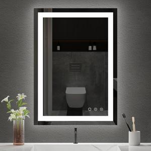 BesMirror 20x28 Inch LED Bathroom Mirror - Anti-Fog, Stepless Dimmable - Bathroom Mirror with Lights - 3 Color LED Mirror for Bathroom, IP54 Waterproof, Horizontal/Vertical BesMirror 20x28 Inch LED Bathroom Mirror - Anti-Fog, Stepless Dimmable - Bathroom Mirror with Lights - 3 Color LED Mirror for Bathroom, IP54 Waterproof, Horizontal/Vertical