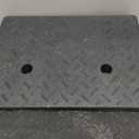DNA MOTORING 2pcs 4.3" Rise Rubber Curb Ramp Heavy Duty Loading Driveway Ramp Threshold Ramp 19.5 in L x 11.6 in W x 4.3 in H for Loading Dock, Warehouse, Wheelchair, Motorcycles, Cars, TOOLS-00645