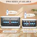 Storage Bins with Lids - 144QT Large Plastic Storage Bins Closet Organizers and Storage, Foldable Stackable Storage Containers for House Organizing Bedroom Dorm Room (3-Tier 48QT(3 Lids))