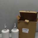 Hand Soap Dispenser with Stainless Steel Pump, Rust Proof, Ceramic White Soap Dispenser for Bathroom Kitchen, Liquid Soap Dish Soap Dispenser , 2 Pcs