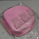 Case for Apple Airpods Max 2/ Airpods Max Headphones, Travel Portable Headphone Hard Case Cover Bag, Mesh Pouch with Zipper for Charger and Accessories (Pink case & Cover)