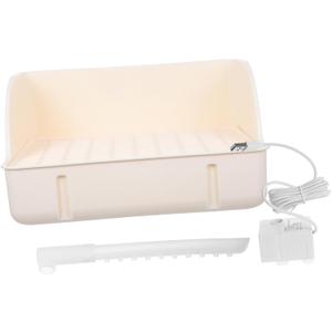 TOYANDONA Automatic Bird Bath with Circulating Faucet Easy to Parrot Bathtub for Small Birds Space Saving Pet Bathing Pool with Water Saving Technology Shower Head