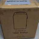 Antarctic Star Compact Mini Fridge, 10L Portable Small Refrigerator, 2.6 Gal Mini Fridge with AC/DC Adapters, Small Cosmetics Cooler for Beverage, Food, Makeup, Bedroom, Office, Dorm, White