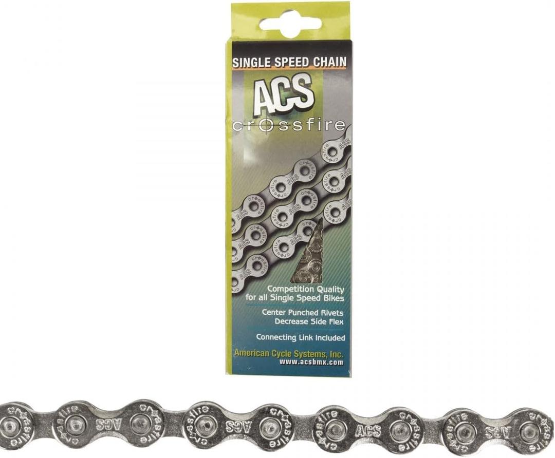 Acs Crossfire Chain - 106L, 3/32", Nickel Acs Crossfire Chain - 106L, 3/32", Nickel