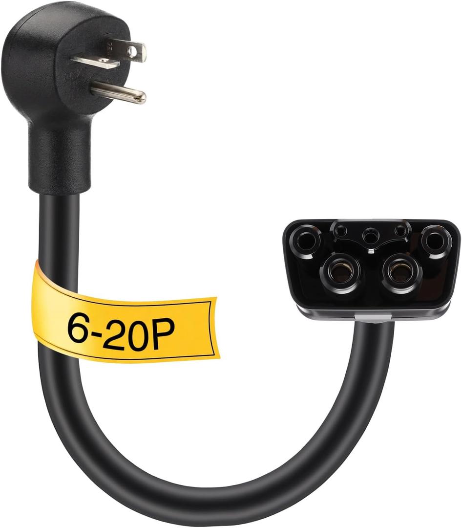 Relaxweex 16" Adapter Compatible with Tesla Gen 2 Mobile Portable Charger Connect Mobile Charger to Handle(not Compatible with Pre-2018 Model S/x Vehicles)(6-20p)
