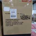 Lexicon Bertillon 2-Drawer Nightstand, White/Metallic Gray