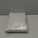 Round Fitted Tablecloth with Elastic Edge,Flannel Backed Vinyl Tablecloths, Wipeable Waterproof Plastic Table Cloth Fits 57" - 65" Round Table for Dining, Camping, Indoor and Outdoor, Light Gray