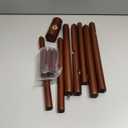 WANGMUXIA Coat Rack, Freestanding Coat Rack with 8 Hooks and 3 Adjustable Size Tree Coat Racks for Bedroom, Hallway, Entrance, Office, for Hats, Coats, Scarves, Handbags (1 PC, Brown)