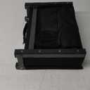 SPORT BEATS Stadium Seats with Back Support Bleacher Chairs with Back and Cushion Thick Padded Bleacher Seats Includes Shoulder Strap (Black)