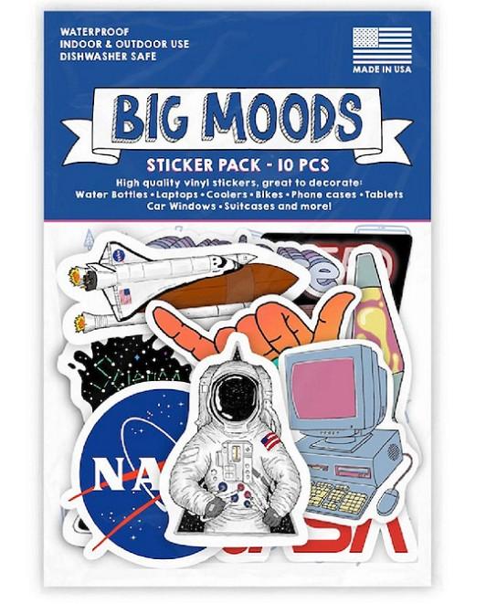 Big Moods Cool Assorted Sticker 5Pack Big Moods Cool Assorted Sticker 5Pack