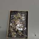 SWEETV Handmade Wedding Hair Comb Clip Rhinestone Bridal Hair Comb Piece, Gold Hair Accessories for Brides Wedding