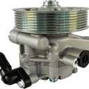 Power Steering Pump with Pulley & Reservori Fit for 2008-2012 for Honda Accord 2.4L,21-5495