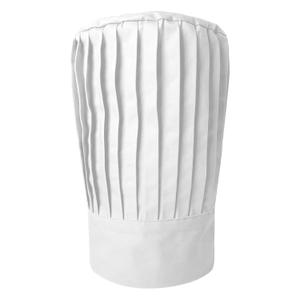 SUNRISE Pleated Tall Chef Hat in White, Adjustable Chef Hat for Cooking, Grilling & BBQ