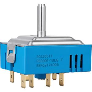 PER001-13S T, PER001-13LG T OEM Range Switch Rotary Replacement for LG Electric Range EBF62174901, EBF62174906