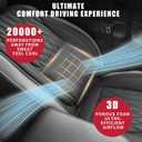 Car Seat Covers Front Seats - Luxury Breathable Waterproof Faux Leatherette Car Seat Covers Cushion Protectors with Lumbar Support,Universal Fit for Most Cars SUV Trucks