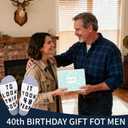 40th 50th 60th Birthday Gifts for Man and Woman,Funny Crew Cotton Socks for 40th 50th 60th Birthday Decorations