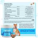 Natural Probiotic Digestive Supplement for Dogs - Probiotic Chewable with Prebiotics and Enzymes Supports Gut Health, Diarrhea & Digestion, Improve Immune System Allergy Itch Skin (1)