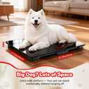 Dog Scale, 220lb Max / 0.02lb Accuracy Pet Scale, 25.6" x 17.7" Wide Platform Dog Scales for Large Breed, Built-in Smart Hold & Tare Function, 3 AAA Batteries Included