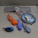 No Hole Mold Free Baby Bath Toys for Toddlers 1-3, Water Toys for 6-12 Months Infants with Storage Bag, Baby Shark Toys for Pool, Bathtub, Beach, Shower, Tub,Ideal Gifts for Kids Boys and Girls