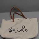 Bride Tote Bag Bride to be Gifts for Bridal Shower, Engagement, Wedding, Bachelorette Party, Honeymoon, Beach, Travel