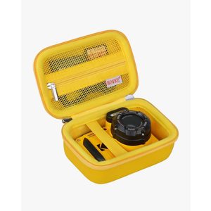 BOVKE Travel Case for Kodak PIXPRO WPZ2 Rugged Waterproof Shockproof Digital Camera, WPZ2 Underwater Video Vlogging Camera Storage Bag with Mesh Pocket for Cables, SD Cards, Yellow