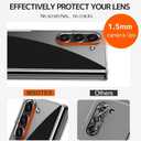 MSOTES for Galaxy Z Fold 7 Case Compatible with MagSafe, Bulit-in Tempered Glass Screen Protector & Ultra Strong Magnetic Anti-Yellowing Slim Thin Phone Cover for Samsung Galaxy Z Fold7 (Clear) (Transparent)