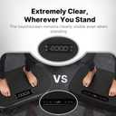 MERACH Vibration Plate Exercise Machine, Vibrating Platform for Lymphatic Drainage Weight Loss Muscle Activation, Full Body Home Exercise Equipment with LED Touch Screen Bluetooth Pull Cord