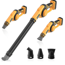 HEINPRO Cordless Leaf Blower Compatible with DEWALT 20V Max Battery (Tool Only) 200MPH Small Electric Leaf Blowers w/ 3 Speeds Mode, Lightweight Mill Leaf Blowers Battery Powered for Patio
