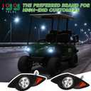 10L0L Golf Cart Head Light Kit for YAMAHA Drive G29 2007-2016 Gas or Electric Golf Cart - Front Driver Side and Passenger Side Replace 12V Headlights Light Kit Assembly, 3Pin Connector Included