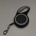 26Ft Retractable Dog Leash, Heavy Duty Great Leash for Dog up to 110 lbs, Anti-Slip Rubberized Handle, One-Handed Brake, Strong Nylon Tape, Tangle Free(Large Size). Black