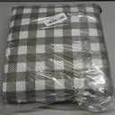 Genovega Waterproof Picnic Blanket Beach Outdoor Camping Mat Extra Large Foldable Cute Big Travel Essential Accessories Gift Park Patio Lawn Garden Grass Ground PlayMusic Festival Concert Must Have (6'8" x 6'8" (Square), Checkered Green)