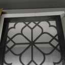 Wocred 2 PCS Square Wall Mirror,Gorgeous Rustic Farmhouse Accent Mirror,Black Entry Mirror for Bathroom Renovation,Bedrooms,Living Rooms and More(16x16)