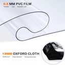 PAMANO Clear Backpack Transparent Heavy Duty School PVC Bookbag See Through Bag Boys and Girls for College Work Travel Security