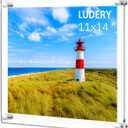 11x14 Clear Acrylic Wall Mount Floating Frameless Picture Frame, Frameless Photo Frame Panel For Degree Certificat, Artwork,Family Portraits(Full Frame is 13x16)-1Pack