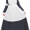Fun Shack Florence Nightingale Costume - Civil War Nurse Apron, Vintage Nurse Uniform (XX-Large)