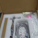 Hibbent All Metal cUPC Certified Rain Shower Head, 10'' High Pressure Rainfall Showerhead with 16" Shower Head Extension Arm, Solid Brass Adjustable Shower Arm Extender, fixed Showerheads, Chrome