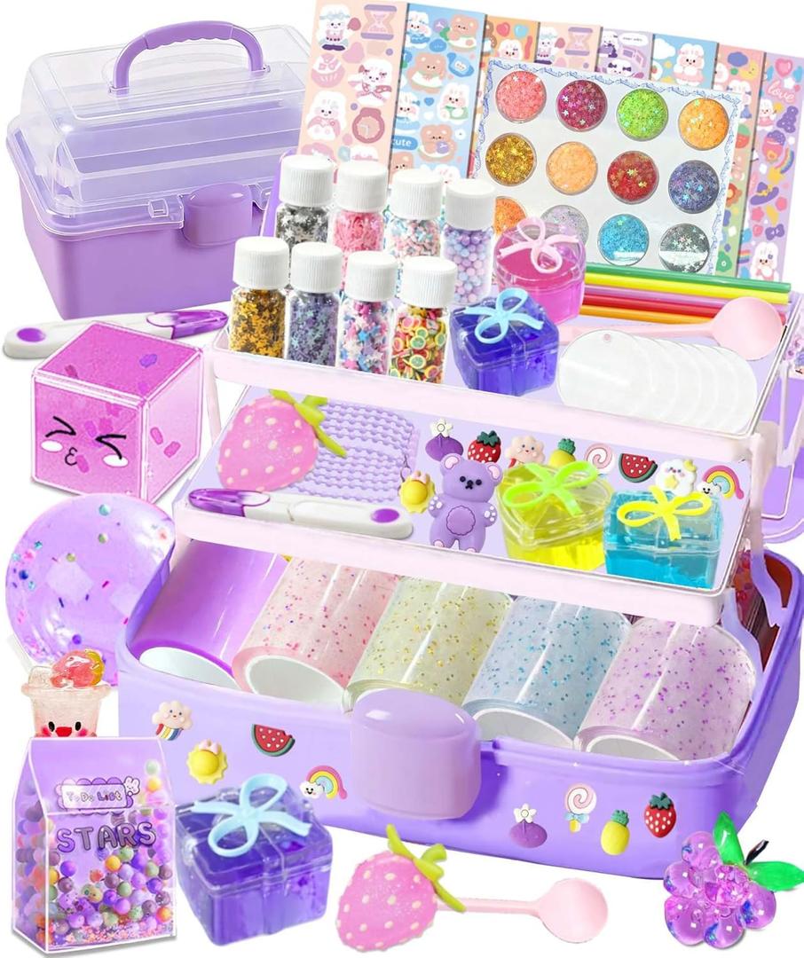 ZiZa Nano Tape Bubble Kit for Kids, Nano Tape Squishy Maker Making Kit, Birthday Toys Gifts for 4 5 6 7 8 9 10 Year Old Girls Girl, Kids Toys for Girls 4-6 6-8 8-10 10-12