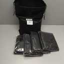 8 Pack Black Tablecloths 60 x 102 Inch Rectangular Table Cloths for Rectangle Tables 6ft, Wrinkle Resistant Black Table Cloth Washable Polyester Fabric for Buffet Wedding Party Banquet