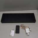 EASYERA 16.5" Large Digital Wall Clock with BT Sync, RGB Lights with 11 Scenes Mode Remote Control, Dual Alarms with Big LED Display, Auto DST, Temperature for Classroom Gaming