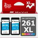 260XL 261XL Replacement for Canon Ink 260 and 261 Ink Cartridges PG-260 XL CL-261 XL for Canon Pixma TS6420a TS6420 TS6400 TR7020a TR7020 TR7000 TS5300 TS5320 Printer Ink Cartridge (2-Pack Tricolor)